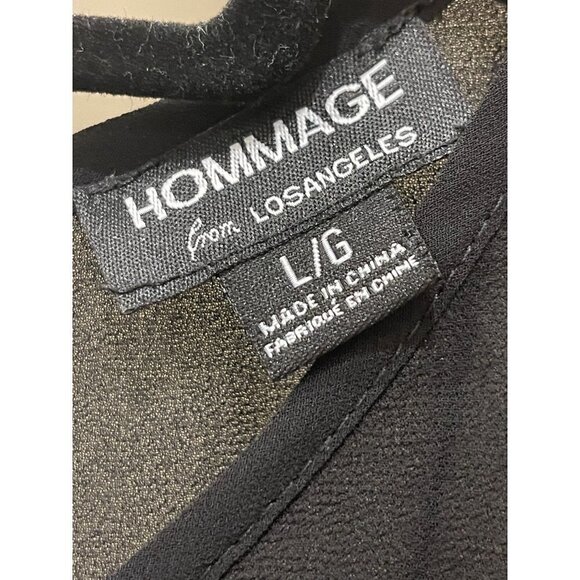 HOMMAGE from Los Angeles womens  playsuit/ romper  size large - Picture 3 of 12